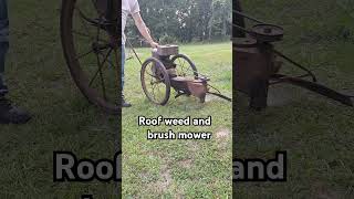 Roof brand weed and brush mower [upl. by Earla]