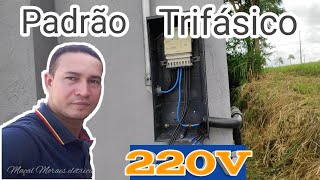 PADRÃO DE ENERGIA TRIFÁSICO 220V [upl. by Nyllewell]