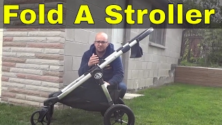 How To Fold A City Select StrollerBaby Jogger [upl. by Shurwood]