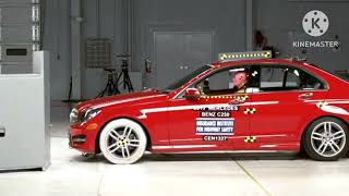 IIHS small overrap crash testランダム5 [upl. by Sivolc]