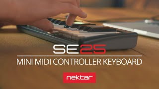 Nektar SE 25 mini MIDI controller keyboard [upl. by Nowad358]