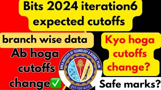 🔥✅important talk to studentsbits last iteration branch wise expected cutoffsbitsat2024🔥bitsat🔥 [upl. by Aneelahs674]