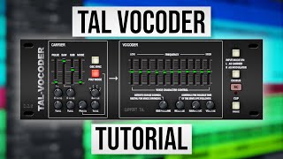 How To Use TALVocoder [upl. by Einnol]