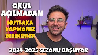 Okul Açılmadan Mutlaka İzle Yapman Gereken Önemli Şeyler var [upl. by Nahtannhoj]