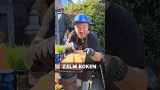 Zalm roken in de ketel bbq  kogel barbecue [upl. by Ahsla]