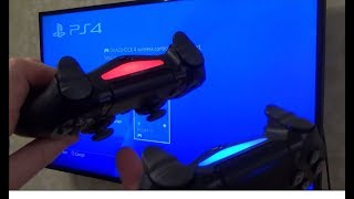 How to Connect PS4 Controllers to a PlayStation 4 Pro Console [upl. by Aihsoem610]