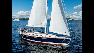 2017 Tartan 4300 Sailboat Sea Trial and Walkthrough in Seattle WA [upl. by Ralli]