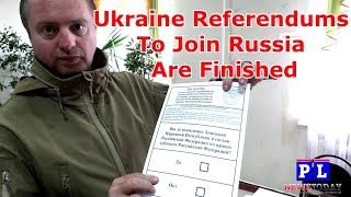 Ukraine Referendum To Join Russia Ends In Donetsk [upl. by Niatirb]