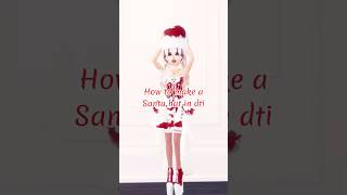 how to make a santa hat in dti🎅🎄 christmas dresstoimpress roblox fypシ゚ dti [upl. by Hauger]