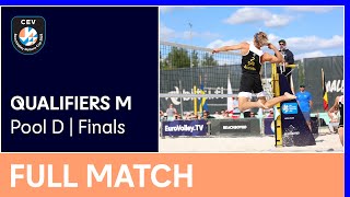 Full Match  2023 CEV Beach Volleyball Nations Cup  Qualifiers M  Pool D Finals [upl. by Alilahk]