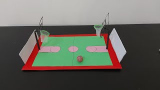 DIY Paper Basketball Court 🏀 [upl. by Arykat]