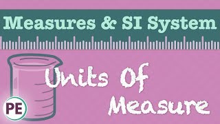 Units of Measure Scientific Measurements amp SI System [upl. by Agni]