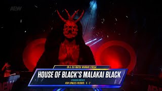 Malakai Black Entrance  AEW Dynamite May 22 2024 [upl. by Ahsatal663]