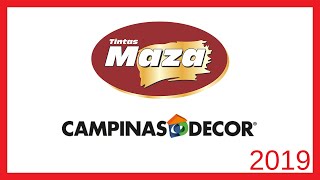 CAMPINAS DECOR 2019  Tintas Maza [upl. by Valdas]