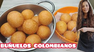 Cómo hacer BUÑUELOS COLOMBIANOS fáciles y deliciosos [upl. by Fattal]