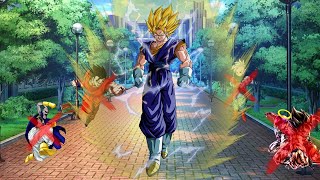 Vegito soleando por el parque Dragon Ball Legends [upl. by Thomasa304]