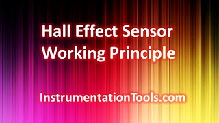 Hall Effect Sensor Working Principle [upl. by Rodman]