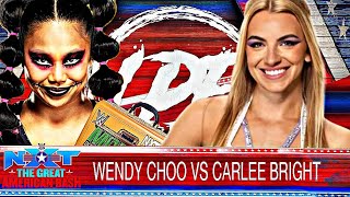 NXT TGABWENDY CHOO VS CARLEE BRIGHT [upl. by Guise365]