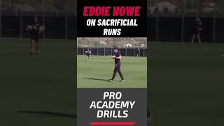 EDDIE HOWE ON SACRIFICIAL RUNS ⚽️ football soccer unselfish runs coaching training coach [upl. by Odelle75]