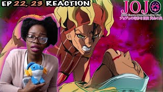 Narancia vs Squalo amp Tiziano  JJBA Golden Wind Episodes 2223 REACTIONREVIEW [upl. by Misak]