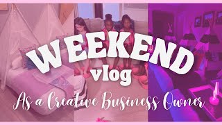 Weekend Vlog As a party plannerdesigner [upl. by Signe]