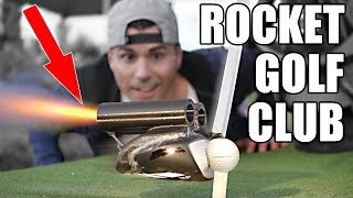 Rocket Powered Golf Club at 100000 FPS [upl. by Bren]