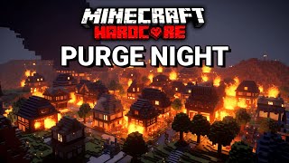 Players Simulate The Purge in Minecraft Hardcore [upl. by Candis883]