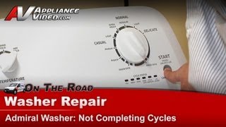 Admiral Washer Repair  Not Completing Cycles  Mode Shifter [upl. by Onitnelav]