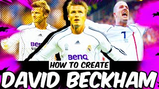 David Beckham EA Sports FC 24  VIRTUAL PRO LOOKALIKE TUTORIAL [upl. by Emilie]