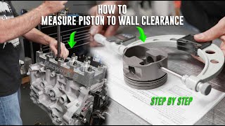 How To Measure Piston To Wall Clearance On Your Engine  Step By Step [upl. by Ydnar]