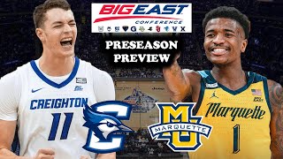 BIG EAST BASKETBALL Preseason PREVIEW and RANKINGS [upl. by Eanat933]