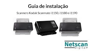 Guia de instalação Scanners Kodak i1150 i1180 e i1190 [upl. by Aronoh]