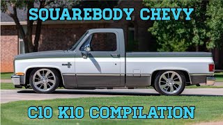 Squarebody Chevy C10 K10 Compilation [upl. by Gillett]