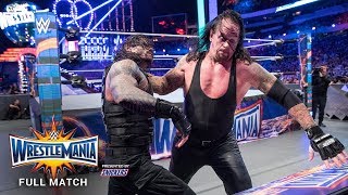 FULL MATCH  Roman Reigns vs The Undertaker  No Holds Barred Match WrestleMania 33 [upl. by Atinaujnas]