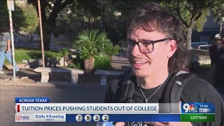 Tuition prices pushing students out of college [upl. by Airogerg268]