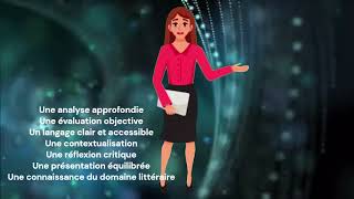 Critique littéraire ‐ Réalisée avec Clipchamp [upl. by Atsedom]