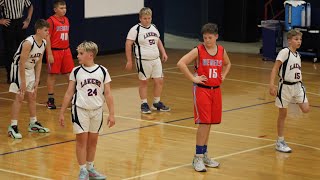 RCMS 6th Grade Lakers vs Casey County Middle School Basketball Highlights [upl. by Aihtak]