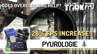 Does Overclocking Improve Performance in Escape From Tarkov Stock Vs OC Tests 12900K 3080 DDR5 [upl. by Toombs]