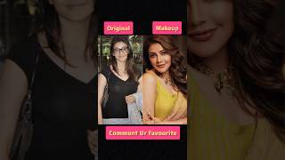 Actress Makeup vs Original looks 👌 shortsfeed trending trendingshorts shorts [upl. by Artap]