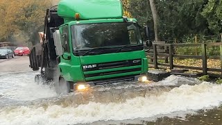 ⁴ᴷ DEEP FLOOD in Rufford Ford 52 [upl. by Lenoil495]