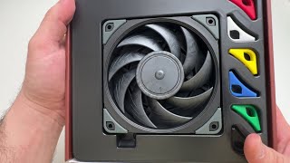 UNBOXING Noctua NFA12x25 PWM chromaxBlackswap Premium Quiet Fan 4Pin 120mm Black [upl. by Hafler642]