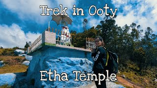 Ooty Trek  Etha Temple Trek  Ooty Travel Vlog  South India Treks  Gopro Hero 7 black [upl. by Eldon]