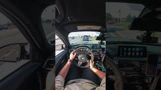 F80 M3 POV Raw Audio 🦍 bmw m3 pov twinturbo exhaust twinturbo [upl. by Talie]