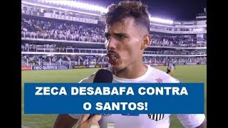 OLHA o DESABAFO que ZECA fez contra o SANTOS [upl. by Gomar]