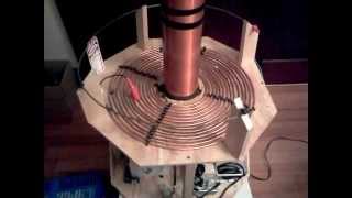 Dual MOT Tesla Coil [upl. by Arahd]