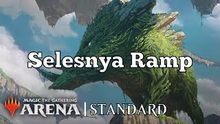 Selesnya Ramp  Innistrad Midnight Hunt Standard  MTG Arena [upl. by Ragouzis]