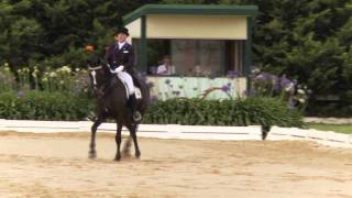 Luciano DElia and Wangara Showman CDN at the Saddleworld Dressage Festival [upl. by Aihtenak]