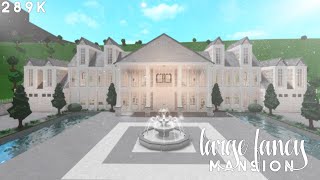 Bloxburg  Large Fancy Mansion Build [upl. by Yslehc811]