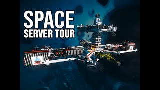 Space Stations amp Battle Ships Server Tour  Space Engineers [upl. by Chisholm]