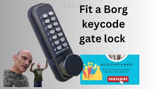 How to fit a Keypad entry gate lock [upl. by Lori265]